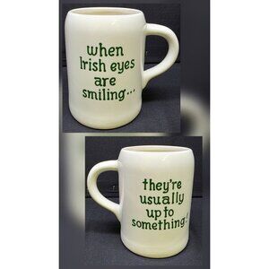 Vintage Collectible Irish Novelty Mug When Irish Eyes Are Smiling Gift